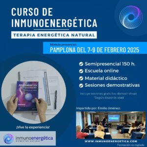 Curso de inmunoenergética (Nivel 1) semipresencial de 150 horas. Formación en la técnica, inmunoenergética y el mundo emocional ®